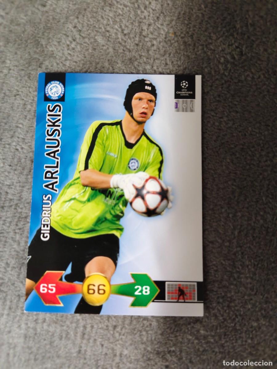 Fu&szlig;ball-Sticker: SUPER STRIKES 2009 10 ARLAUSKIS UNIREA URZICENI ADRENALYN PANINI CHAMPIONS LEAGUE 09 2010 AAO