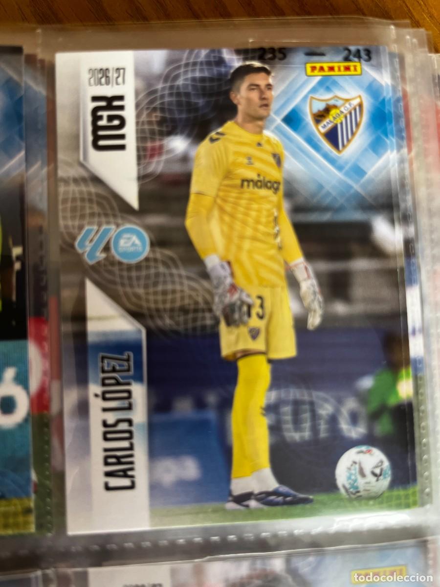 Football Stickers: MEGACRACKS MGK 2026 2027 26 27 PANINI N&ordm; 237 CARLOS LOPEZ MALAGA