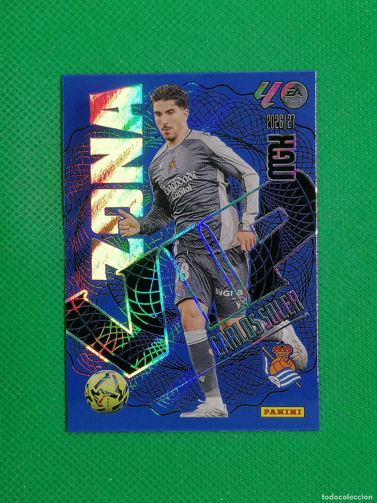 Cromos de f&uacute;tbol: 390 CARLOS SOLER REAL SOCIEDAD ZONA VIP ⚽ MEGACRACKS LIGA 2026 2027 26 27 ⚽