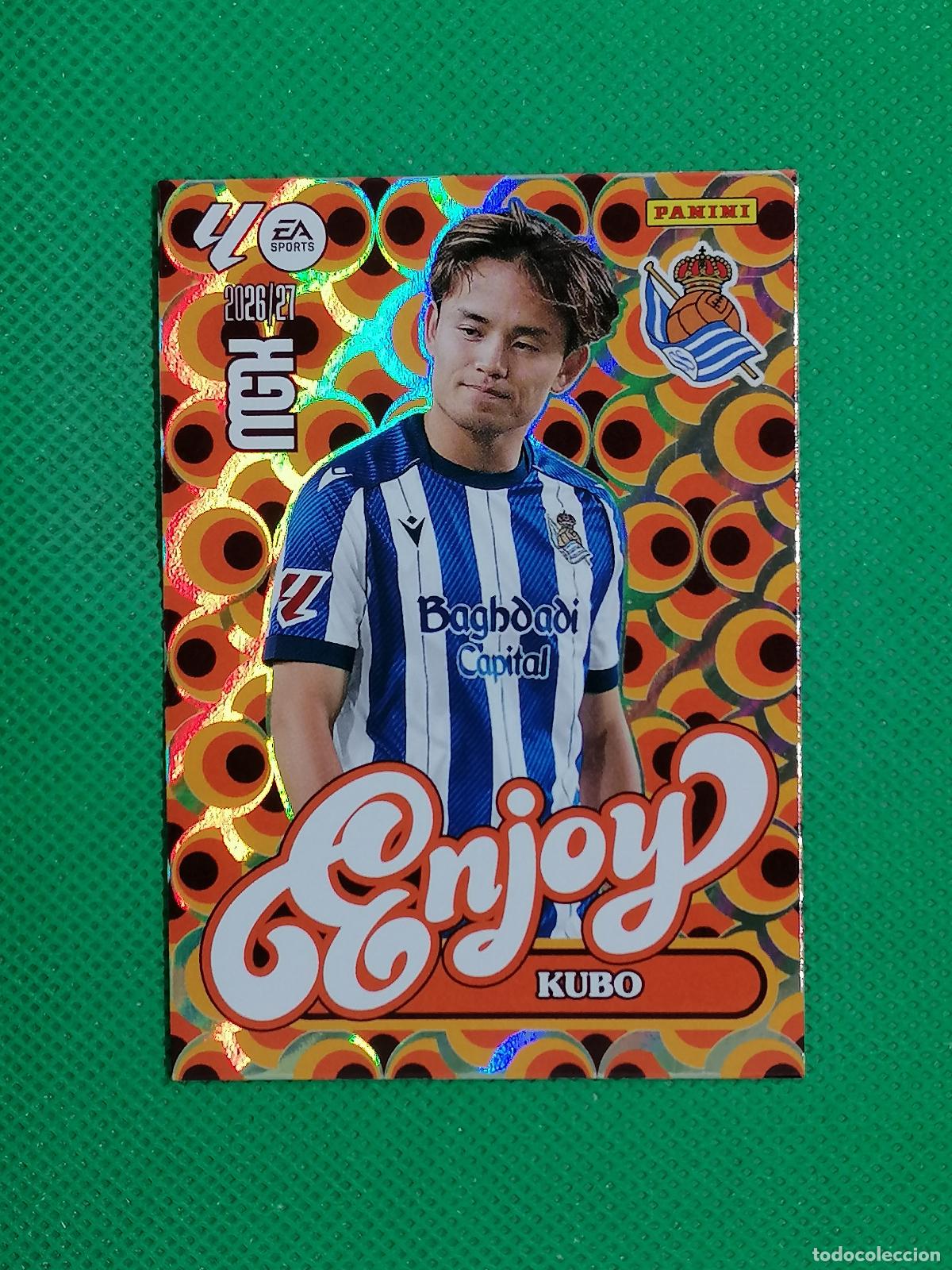 Cromos de f&uacute;tbol: 384 KUBO REAL SOCIEDAD ENJOY ⚽ MEGACRACKS LIGA 2026 2027 26 27 ⚽