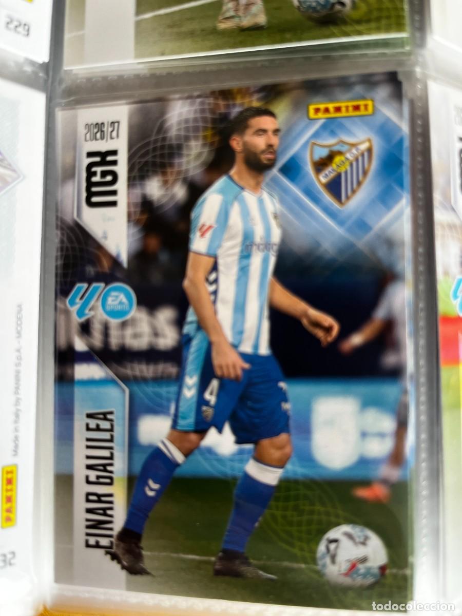 Cromos de f&uacute;tbol: MEGACRACKS MGK 2026 2027 26 27 PANINI N&ordm; 241 EINAR GALILEA MALAGA