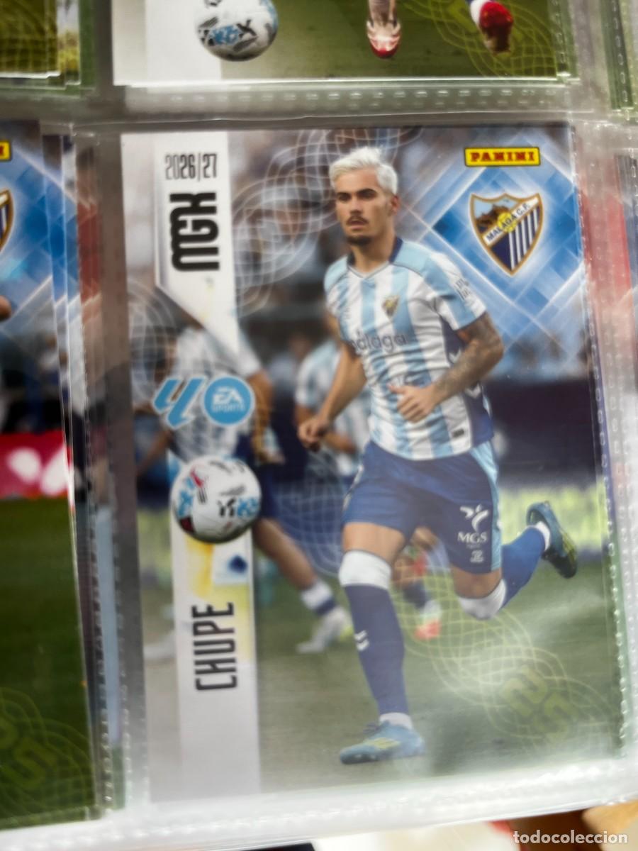 Cromos de f&uacute;tbol: MEGACRACKS MGK 2026 2027 26 27 PANINI N&ordm; 252 CHUPE MALAGA