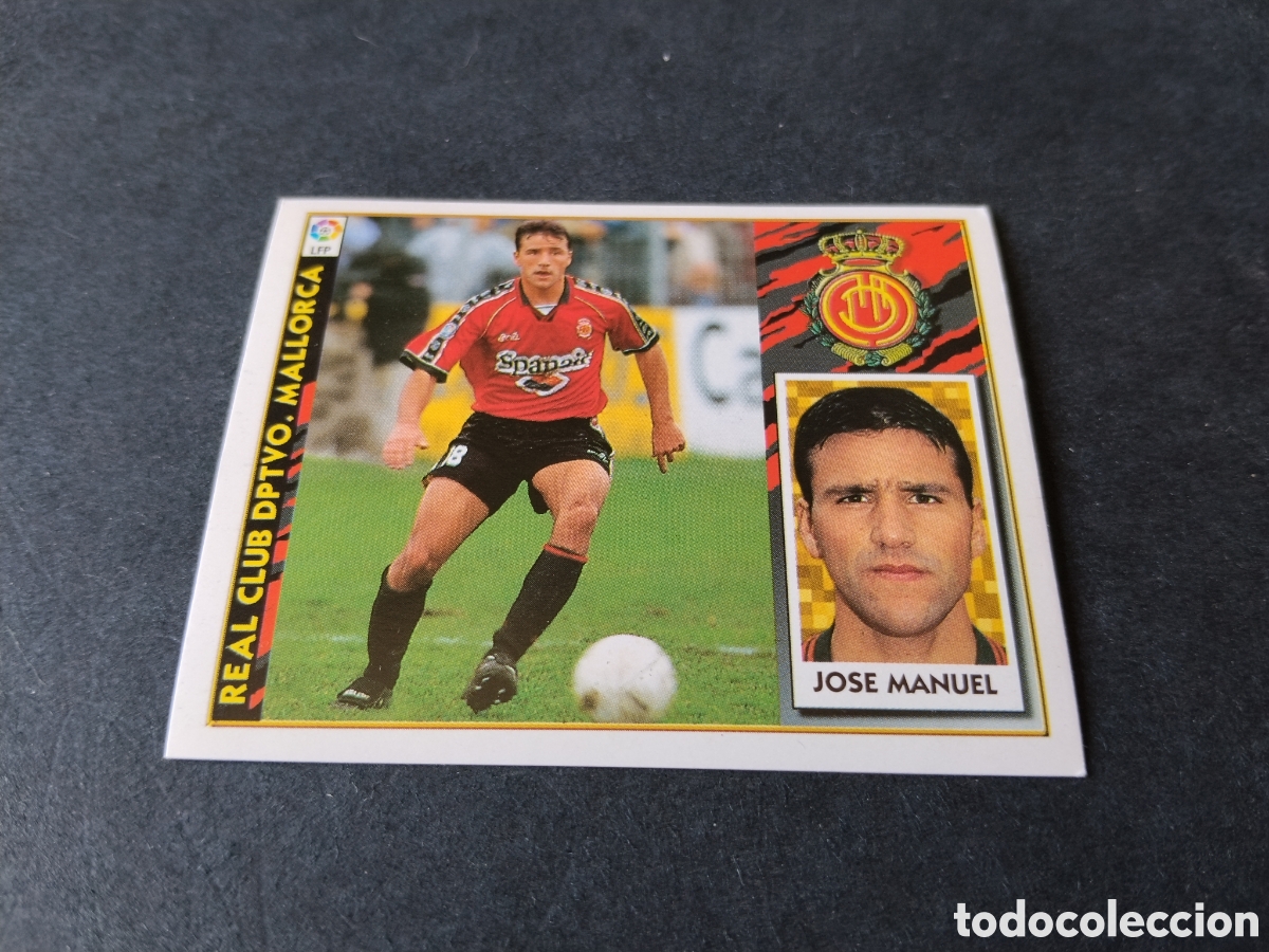 Cromos de f&uacute;tbol: Cromo futbol Real Club Deportivo Mallorca, Jose Manuel 97-98