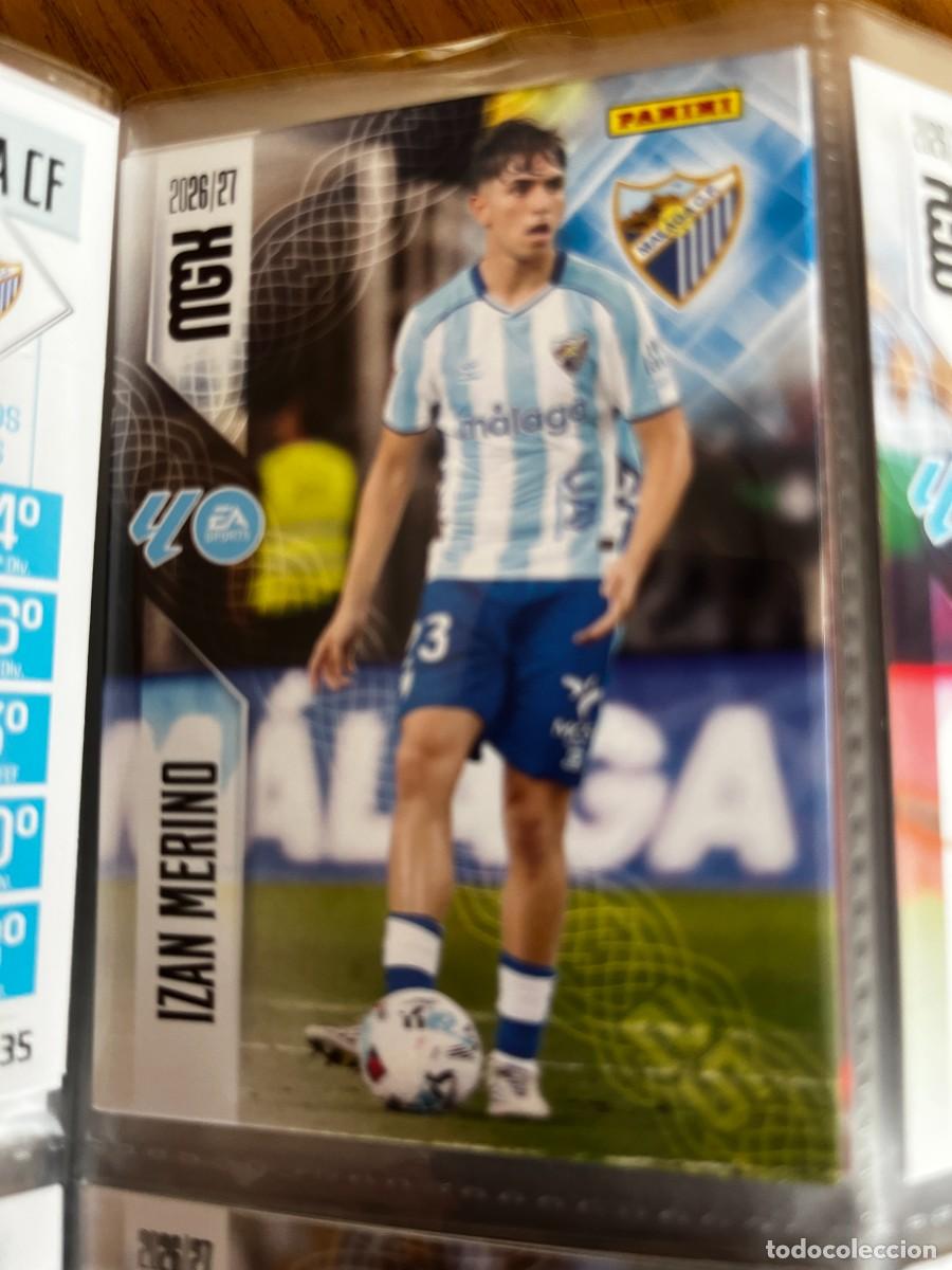Cromos de f&uacute;tbol: MEGACRACKS MGK 2026 2027 26 27 PANINI N&ordm; 244 IZAN MERINO MALAGA