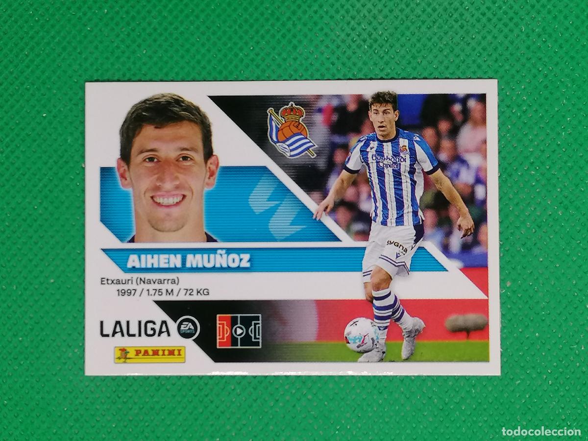 Cromos de f&uacute;tbol: 9 AIHEN MU&Ntilde;OZ REAL SOCIEDAD ⚽ PANINI LIGA ESTE 26 27 2026 2027 ⚽