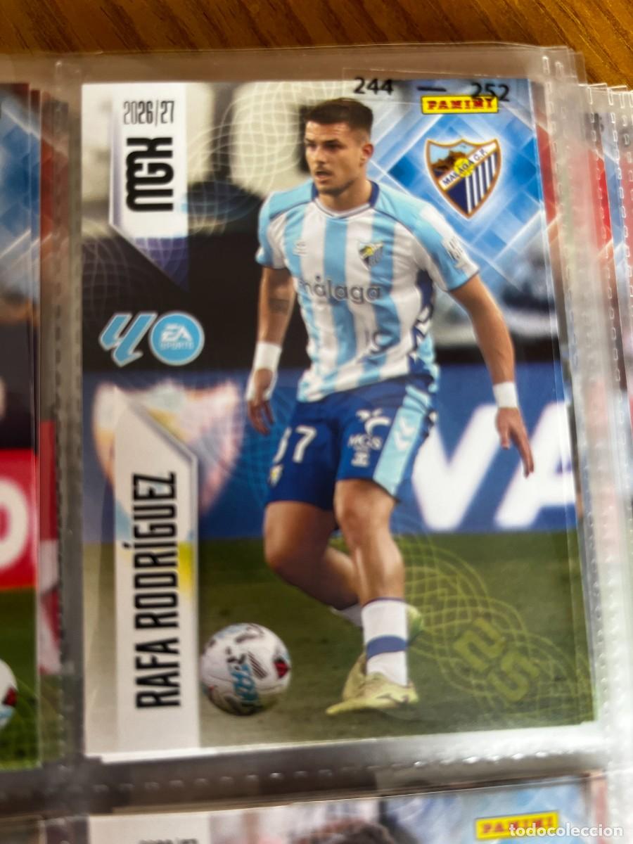 Cromos de f&uacute;tbol: MEGACRACKS MGK 2026 2027 26 27 PANINI N&ordm; 246 RAFA RODRIGUEZ MALAGA