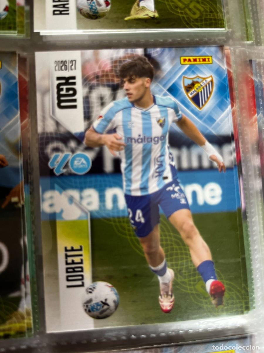Cromos de f&uacute;tbol: MEGACRACKS MGK 2026 2027 26 27 PANINI N&ordm; 249 LOBETE MALAGA