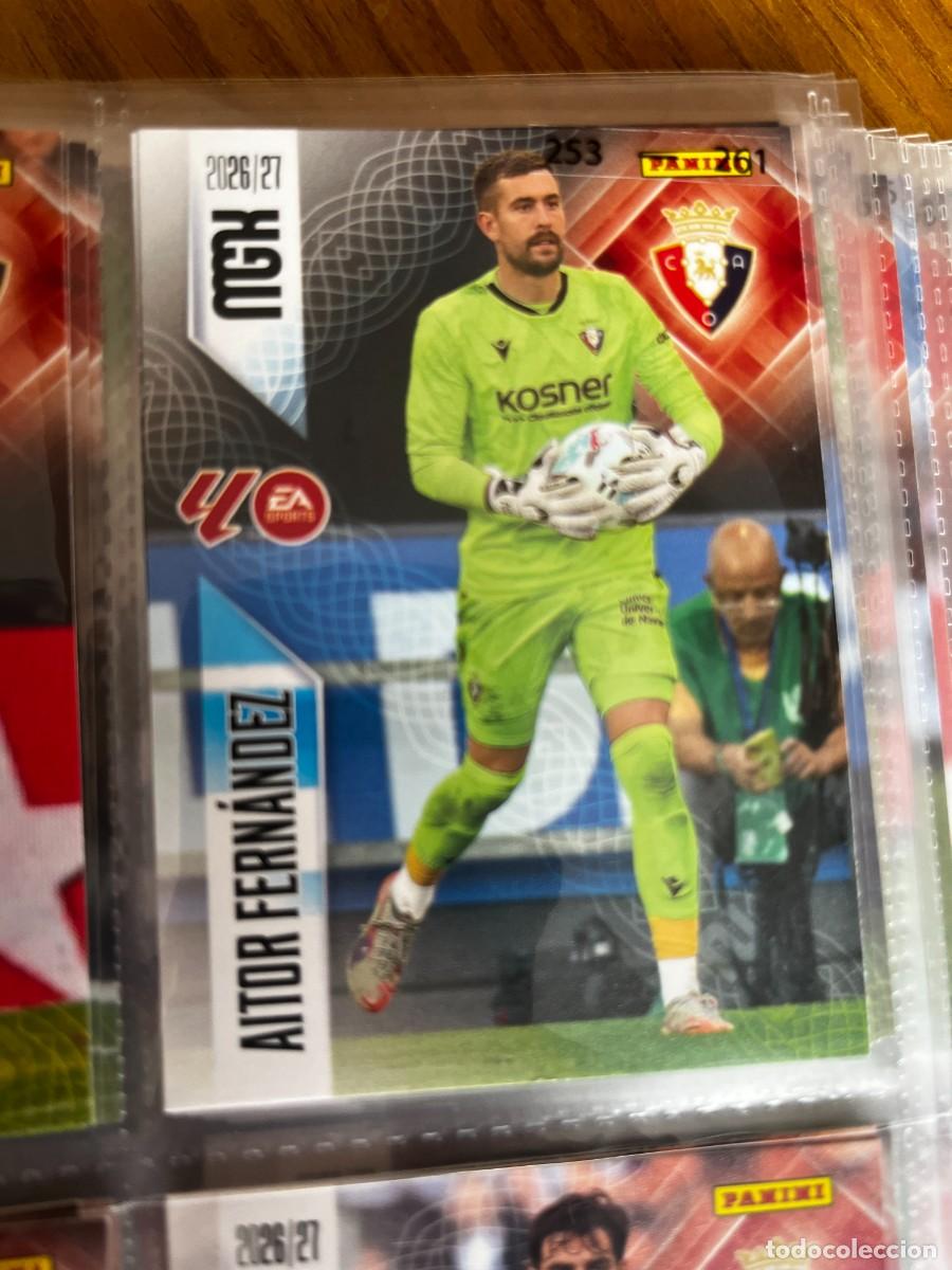 Fu&szlig;ball-Sticker: MEGACRACKS MGK 2026 2027 26 27 PANINI N&ordm; 255 AITOR FERNANDEZ OSASUNA