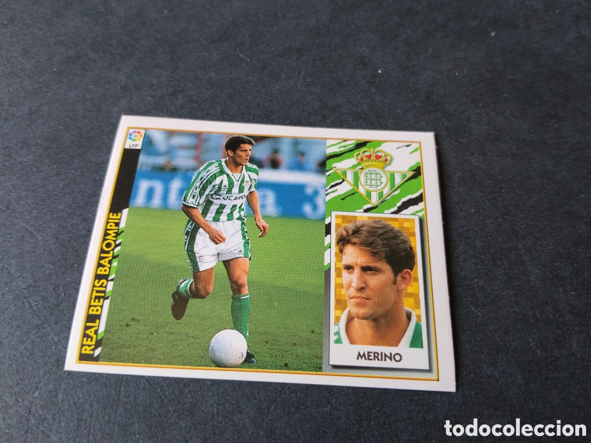 Fu&szlig;ball-Sticker: Cromo futbol Real Betis Balompi&eacute;, Merino 97-98