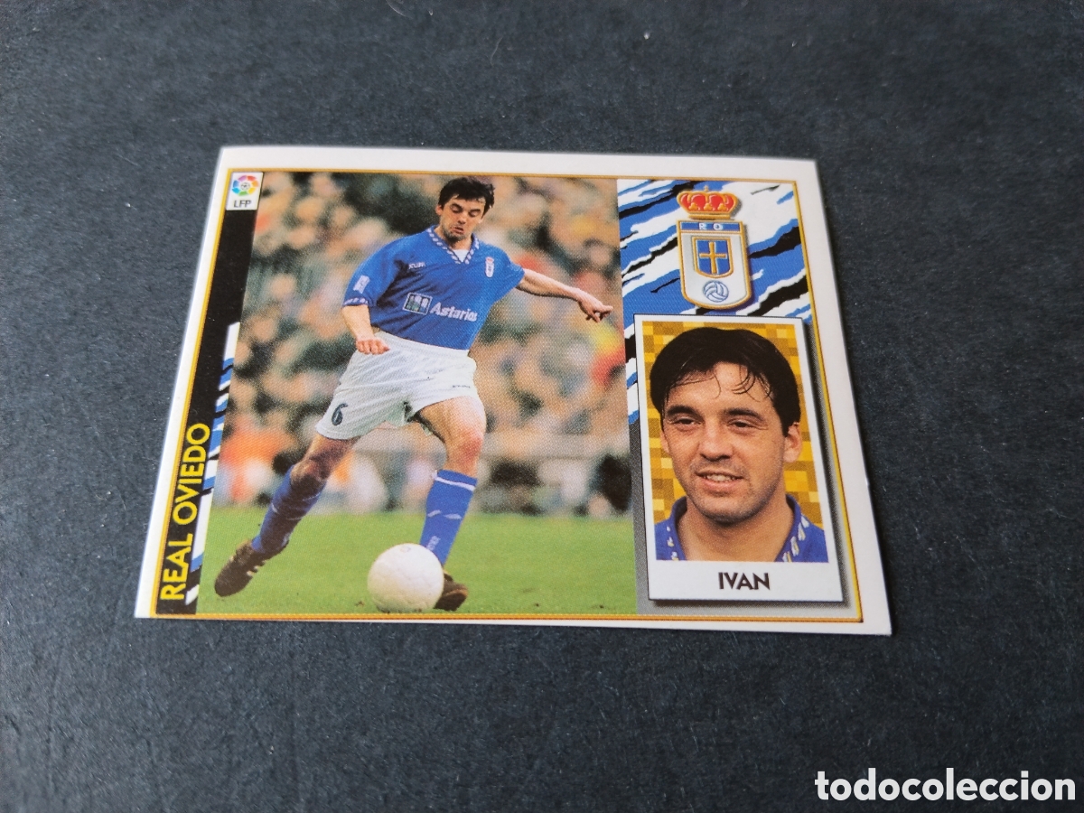 Cromos de f&uacute;tbol: Cromo futbol Real Oviedo, Iv&aacute;n 97+98