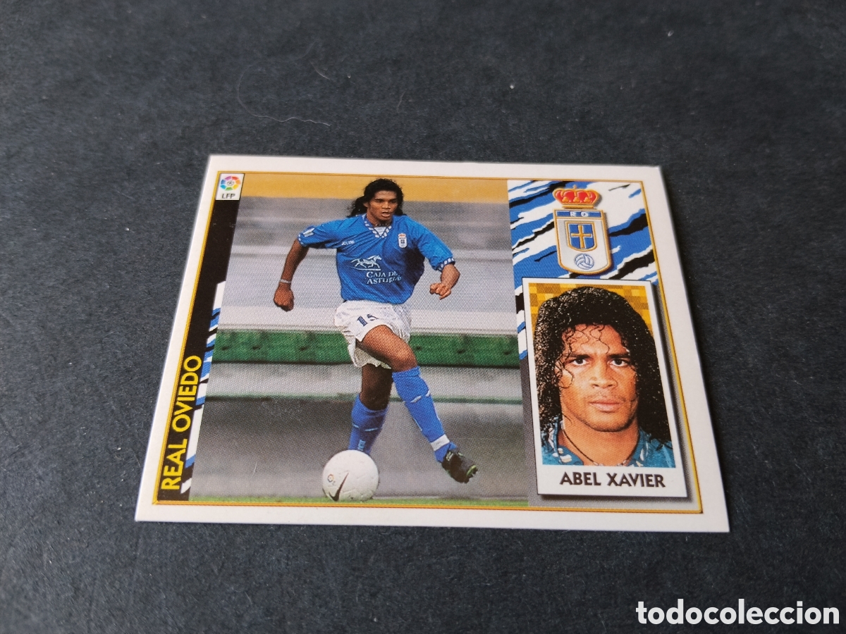 Cromos de f&uacute;tbol: Cromo futbol Real Oviedo,Abel Xavier 97-98
