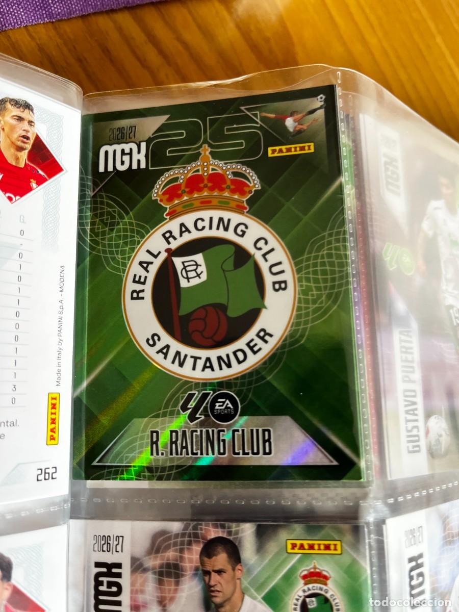 Cromos de f&uacute;tbol: MEGACRACKS MGK 2026 2027 26 27 PANINI N&ordm; 271 ESCUDO RACING DE SANTANDER