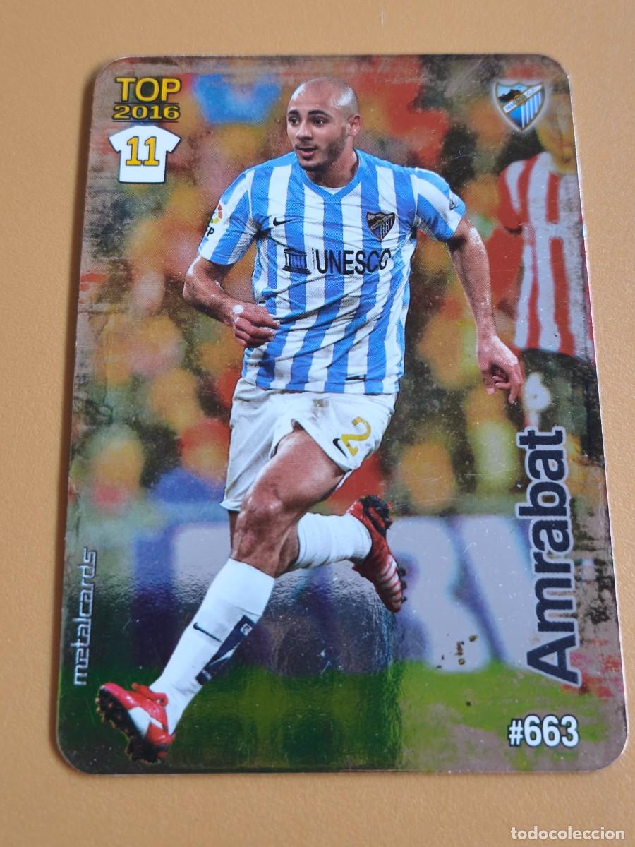 Cromos de f&uacute;tbol: amrabat, 2015 top metalcards