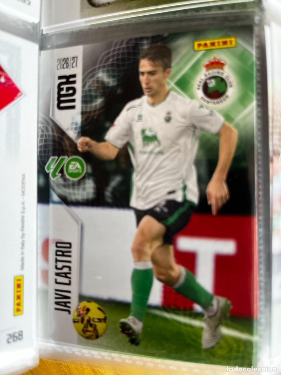 Cromos de f&uacute;tbol: MEGACRACKS MGK 2026 2027 26 27 PANINI N&ordm; 277 JAVI CASTRO RACING DE SANTANDER