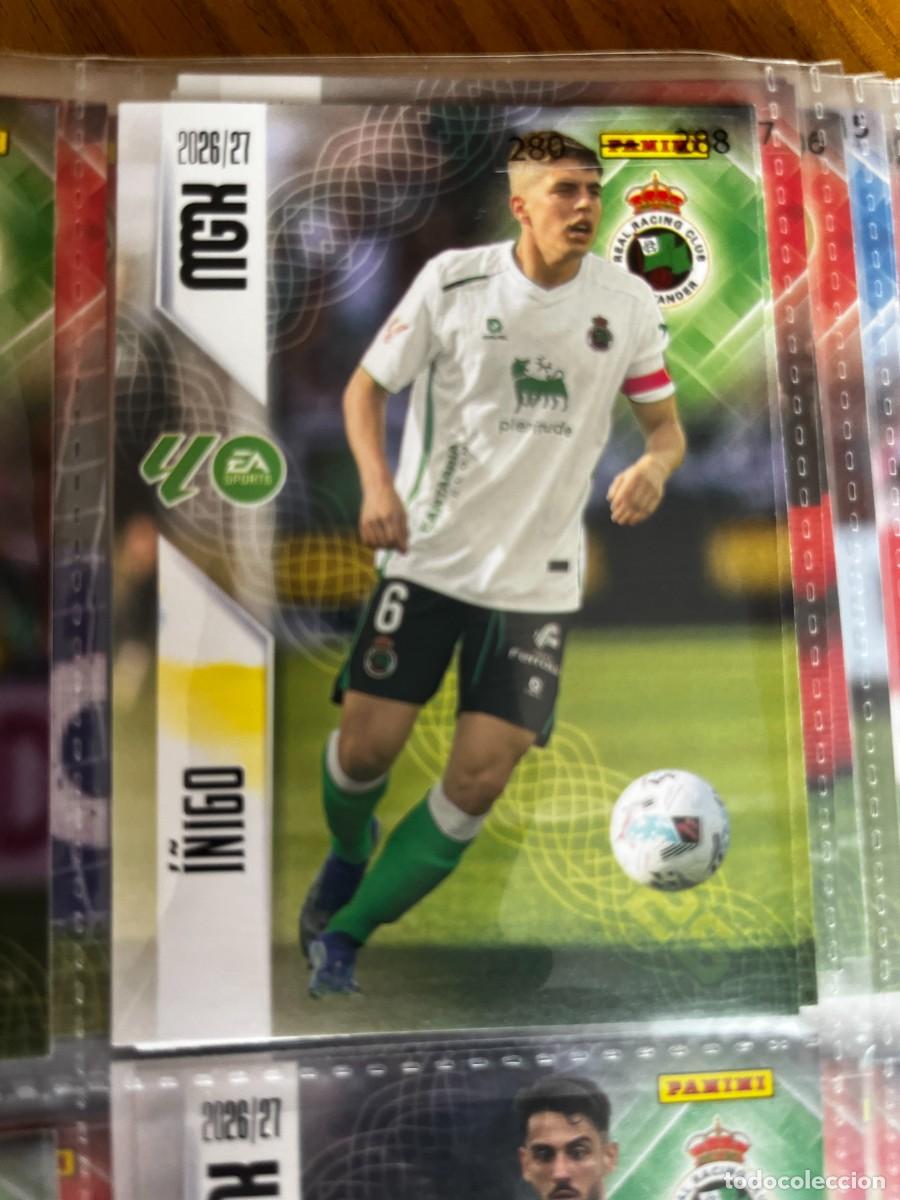 Cromos de f&uacute;tbol: MEGACRACKS MGK 2026 2027 26 27 PANINI N&ordm; 288 I&Ntilde;IGO RACING DE SANTANDER