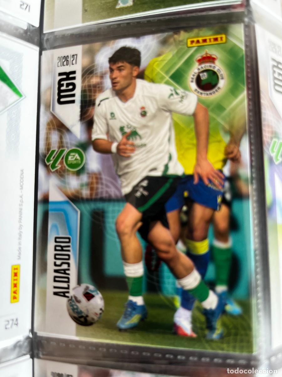 Cromos de f&uacute;tbol: MEGACRACKS MGK 2026 2027 26 27 PANINI N&ordm; 283 ALDASORO RACING DE SANTANDER