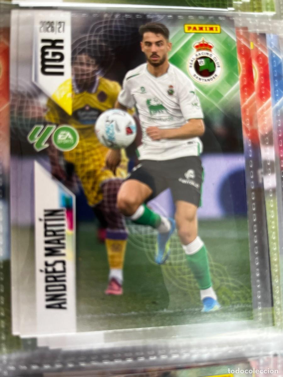 Cromos de f&uacute;tbol: MEGACRACKS MGK 2026 2027 26 27 PANINI N&ordm; 285 ANDRES MARTIN RACING DE SANTANDER