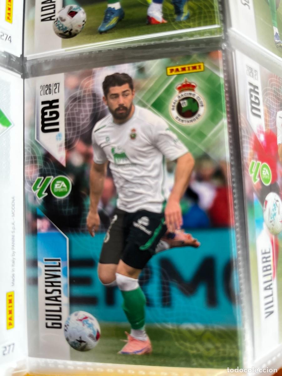 Cromos de f&uacute;tbol: MEGACRACKS MGK 2026 2027 26 27 PANINI N&ordm; 286 GULIASHVILI RACING DE SANTANDER