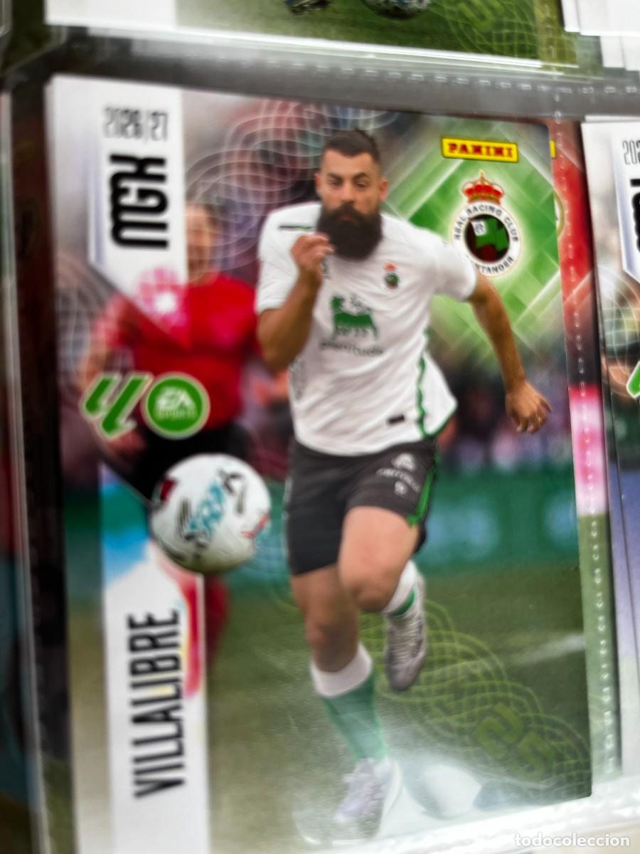 Cromos de f&uacute;tbol: MEGACRACKS MGK 2026 2027 26 27 PANINI N&ordm; 287 VILLALIBRE RACING DE SANTANDER