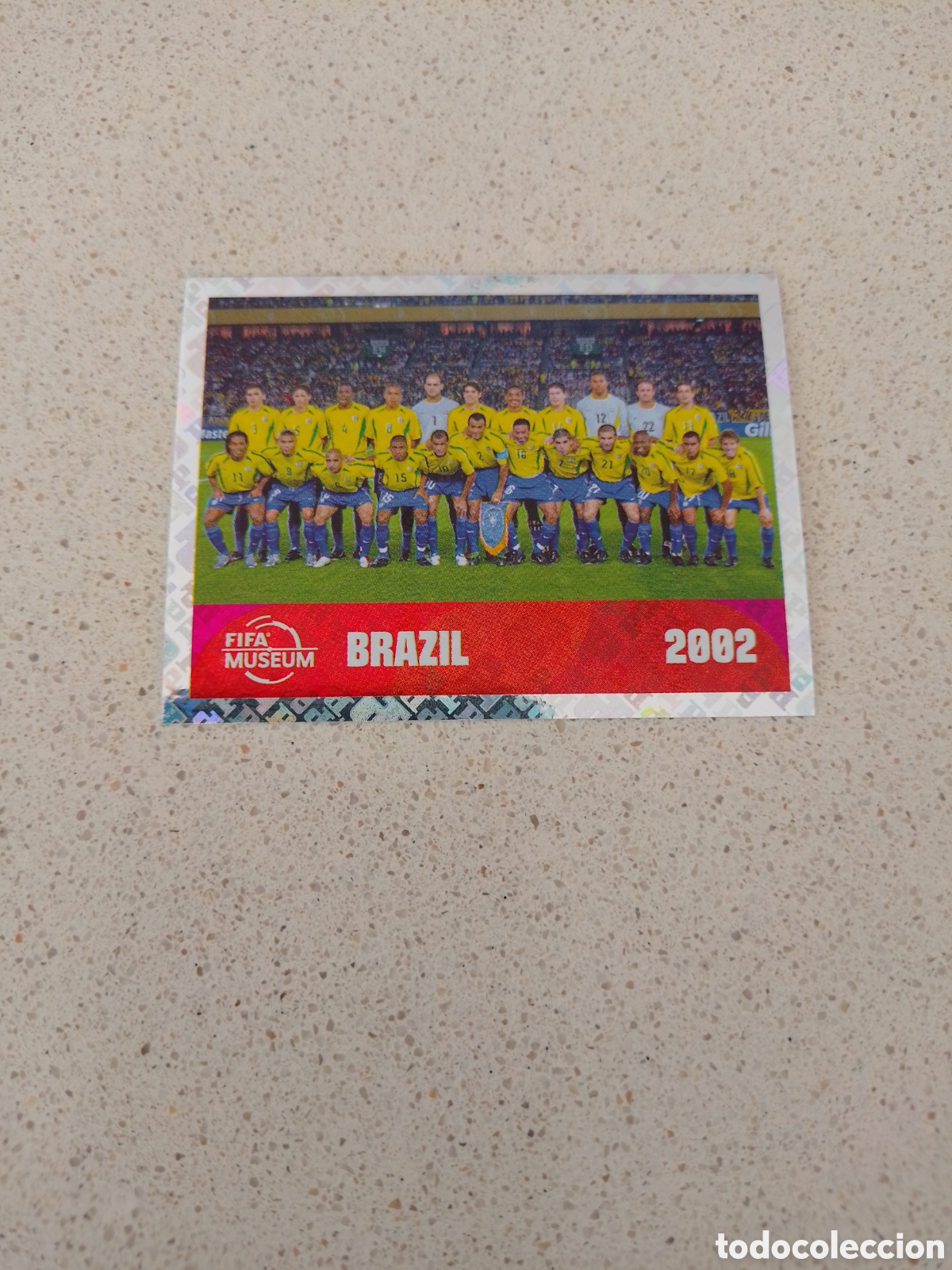 Cromos de f&uacute;tbol: CROMO NUMERO FWC 16 BRASIL CAMPEONA 2002. MUNDIAL 2026. PANINI
