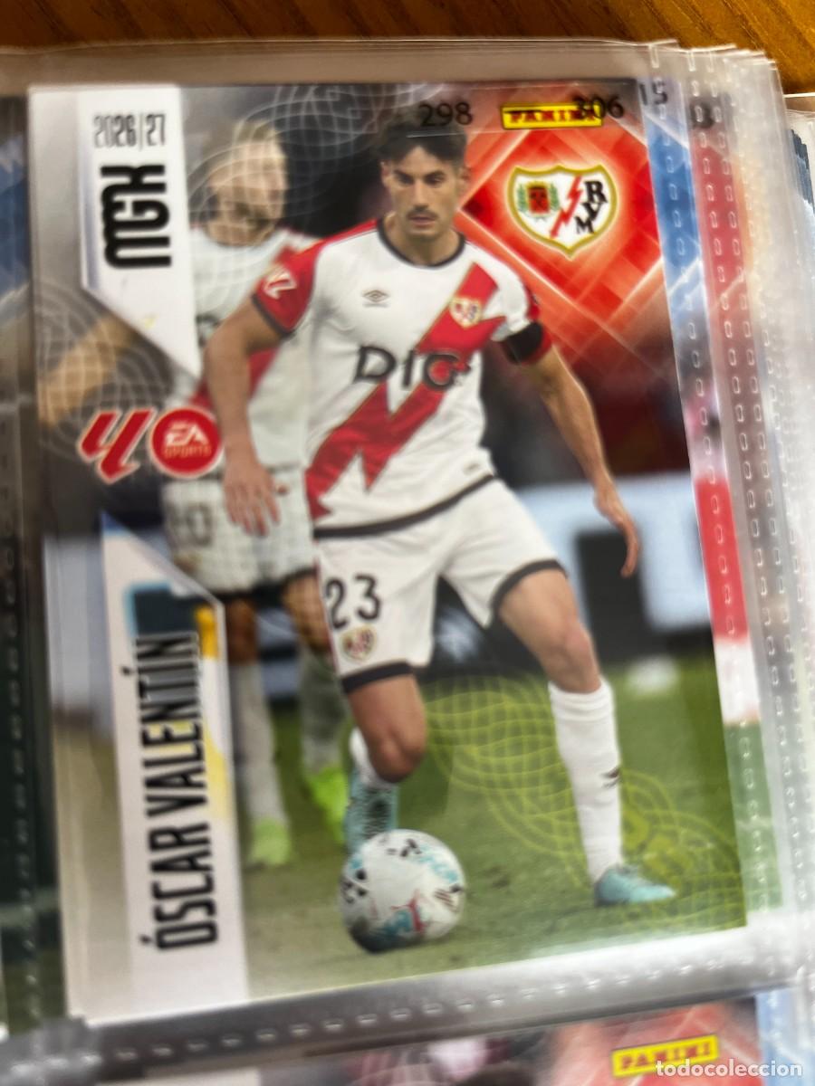 Cromos de f&uacute;tbol: MEGACRACKS MGK 2026 2027 26 27 PANINI N&ordm; 300 OSCAR VALENTIN RAYO VALLECANO