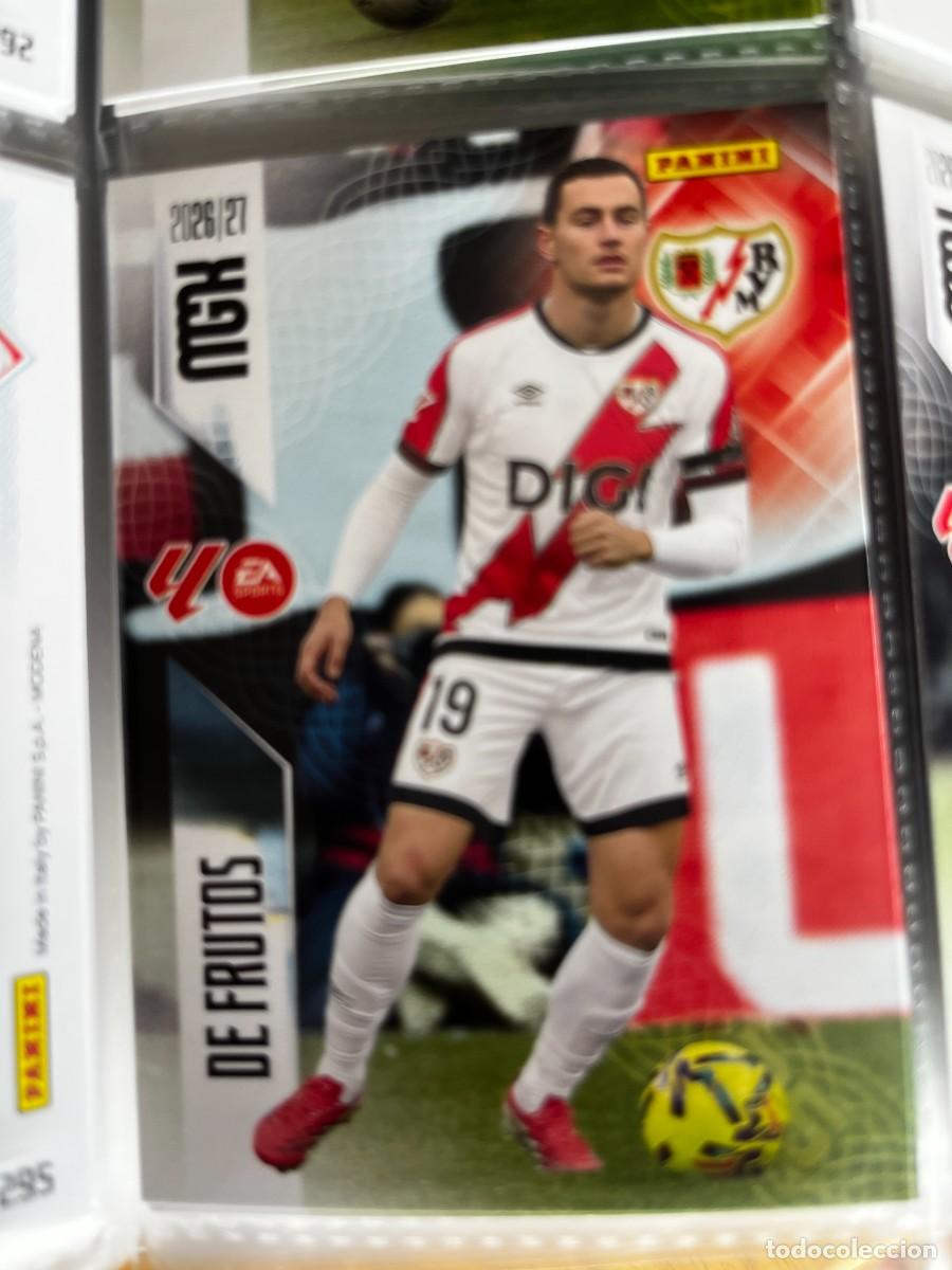 Cromos de f&uacute;tbol: MEGACRACKS MGK 2026 2027 26 27 PANINI N&ordm; 304 DE FRUTOS RAYO VALLECANO