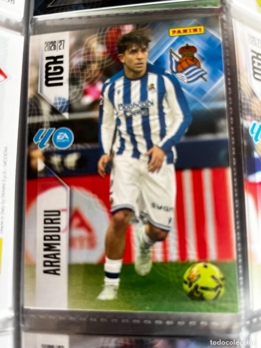 Figurine di Calcio: MEGACRACKS MGK 2026 2027 26 27 PANINI N&ordm; 310 ARAMBURU REAL SOCIEDAD