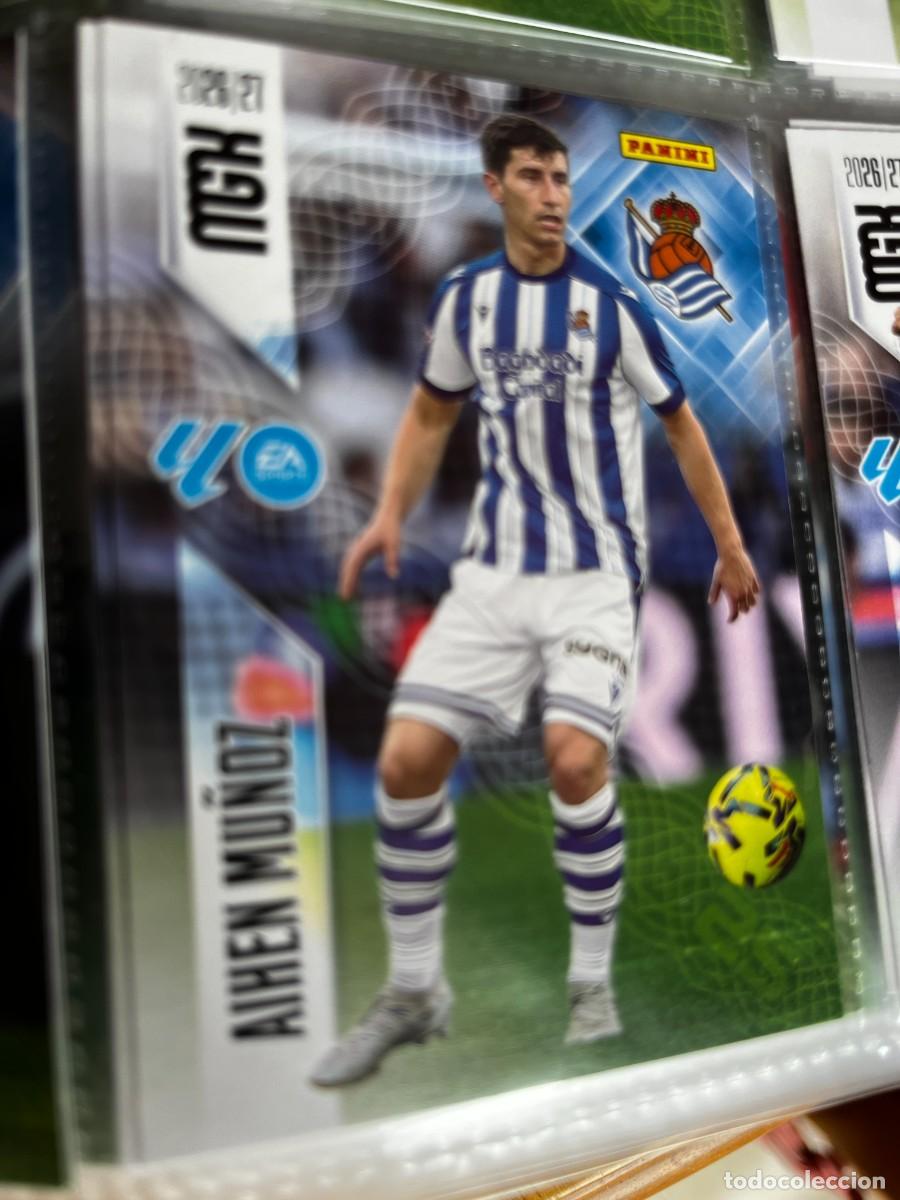 Cromos de f&uacute;tbol: MEGACRACKS MGK 2026 2027 26 27 PANINI N&ordm; 314 AIHEN MU&Ntilde;OZ REAL SOCIEDAD