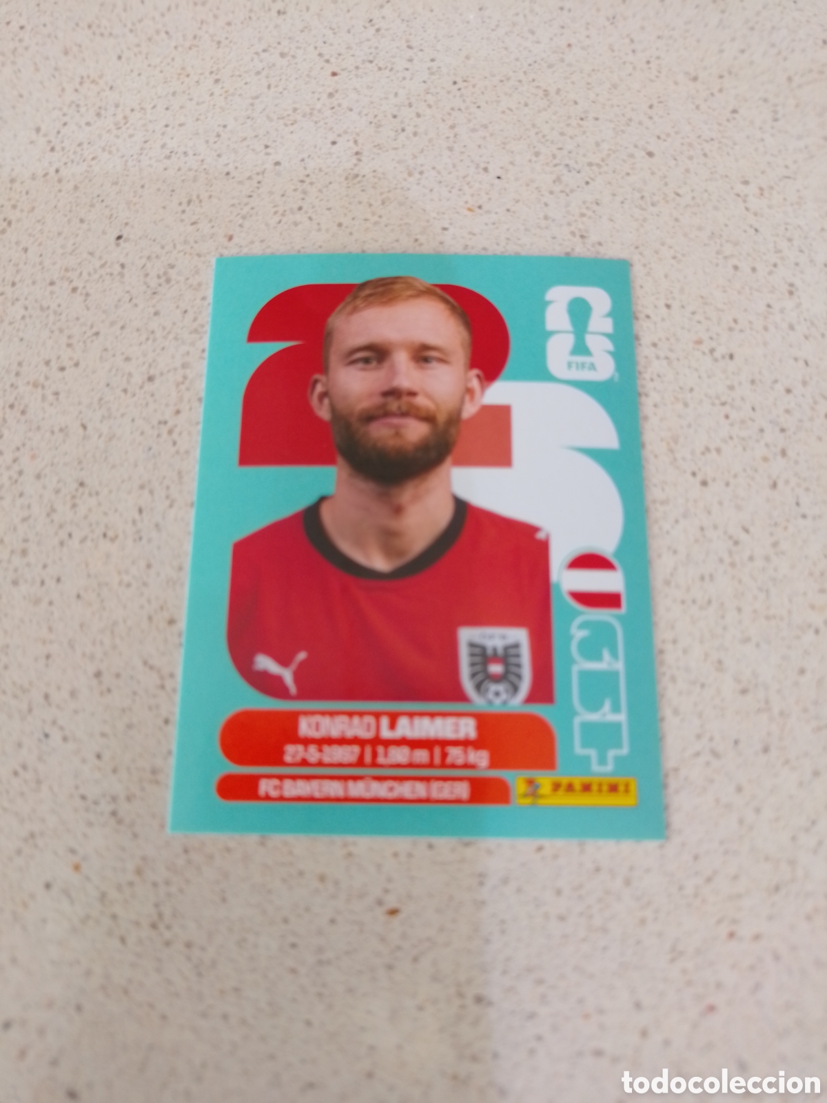 Cromos de f&uacute;tbol: CROMO NUMERO 12 LAIMER AUSTRIA. MUNDIAL 2026. PANINI.