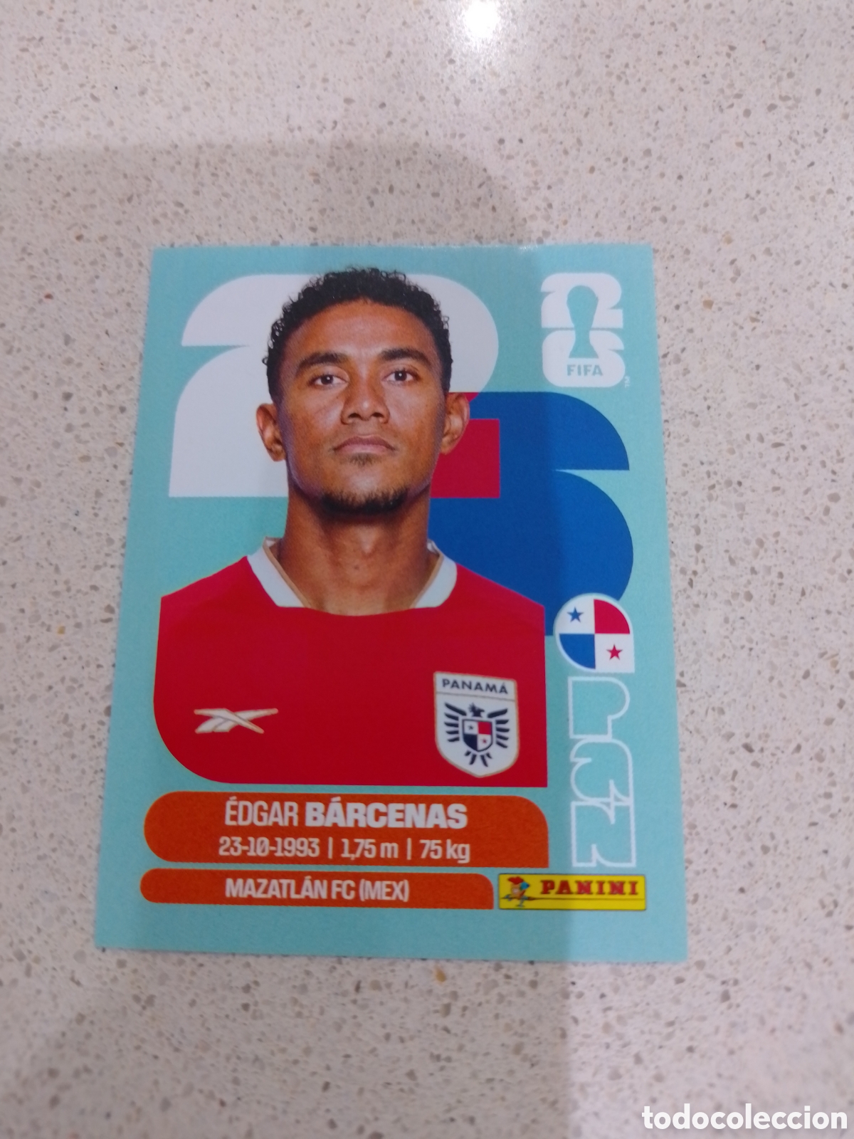 Cromos de f&uacute;tbol: CROMO N&Uacute;MERO 14 B&Aacute;RCENAS PANAMA. MUNDIAL 2026. PANINI.