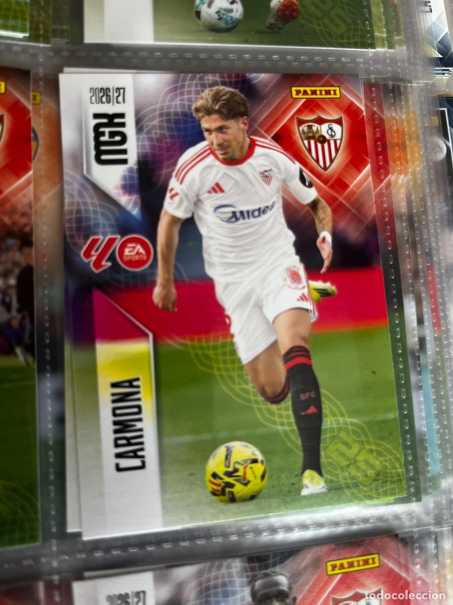 Cromos de f&uacute;tbol: MEGACRACKS MGK 2026 2027 26 27 PANINI N&ordm; 328 CARMONA SEVILLA