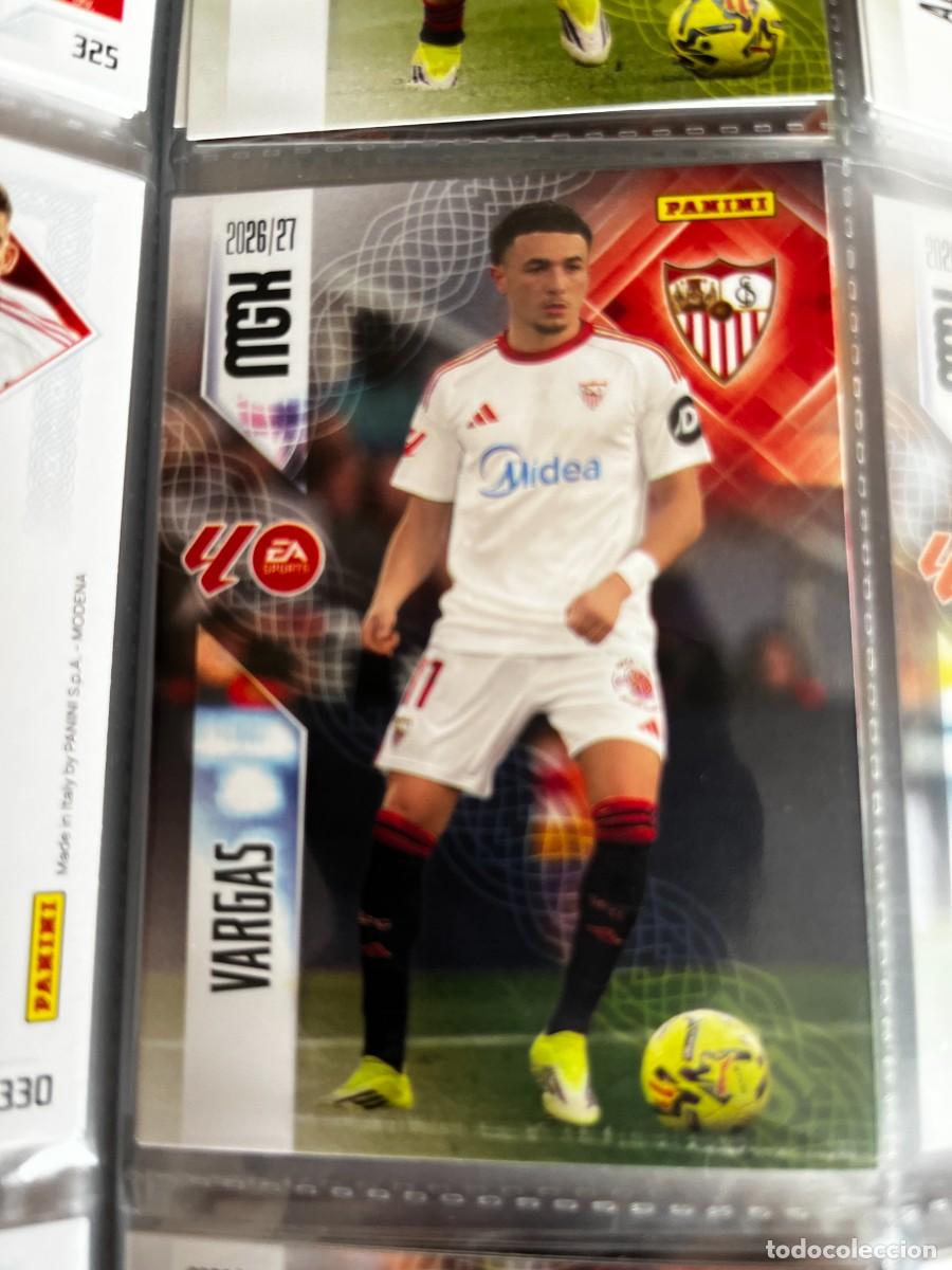 Cromos de f&uacute;tbol: MEGACRACKS MGK 2026 2027 26 27 PANINI N&ordm; 337 VARGAS SEVILLA