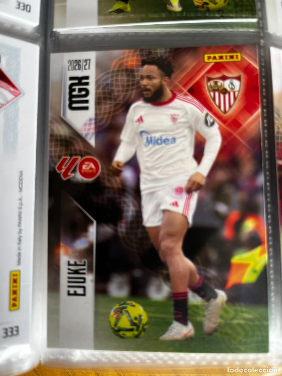 Cromos de f&uacute;tbol: MEGACRACKS MGK 2026 2027 26 27 PANINI N&ordm; 340 EJUKE SEVILLA