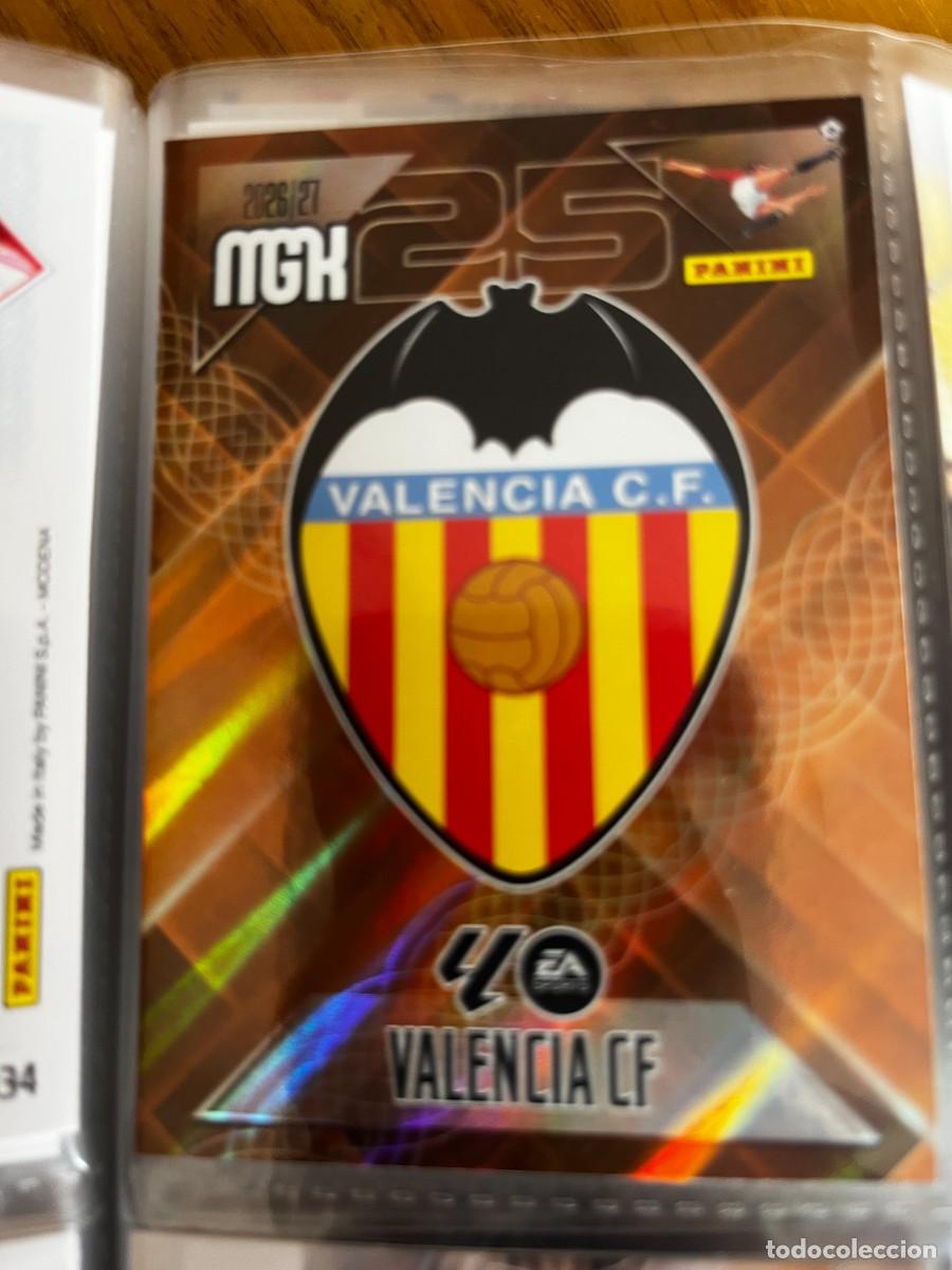 Cromos de f&uacute;tbol: MEGACRACKS MGK 2026 2027 26 27 PANINI N&ordm; 343 ESCUDO VALENCIA