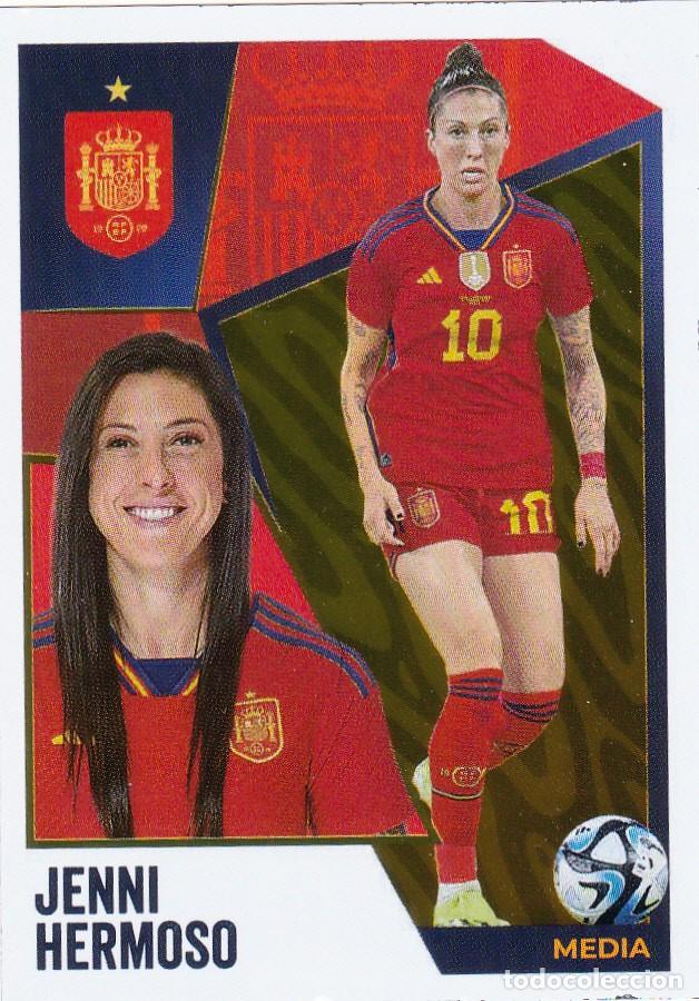 Cromos de f&uacute;tbol: &iexcl; VAMOS SELECCI&Oacute;N ! DE CARREFOUR N&ordm; 56 JENNI HERMOSO (M-18)