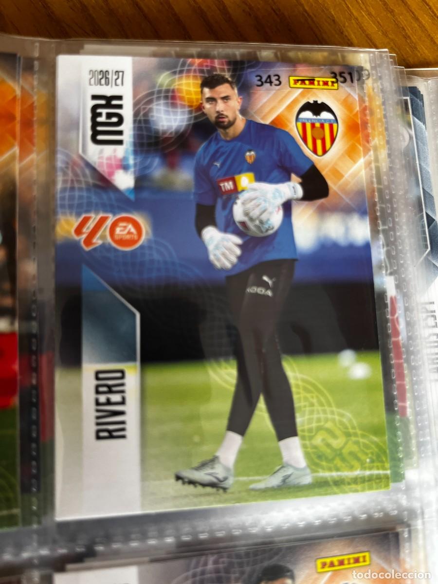 Cromos de f&uacute;tbol: MEGACRACKS MGK 2026 2027 26 27 PANINI N&ordm; 345 RIVERO VALENCIA