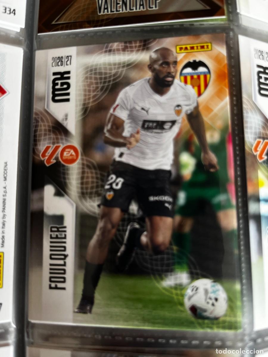 Cromos de f&uacute;tbol: MEGACRACKS MGK 2026 2027 26 27 PANINI N&ordm; 346 FOULQUIER VALENCIA