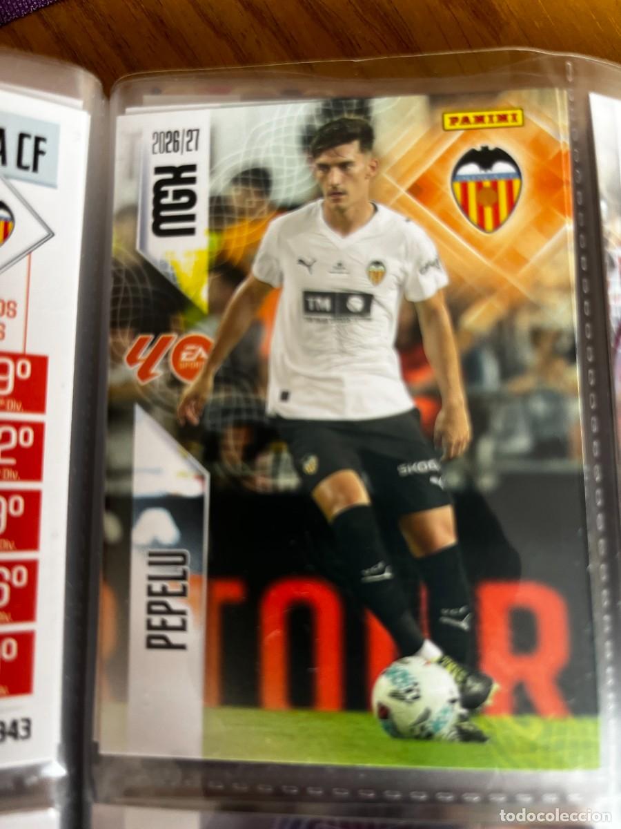 Cromos de f&uacute;tbol: MEGACRACKS MGK 2026 2027 26 27 PANINI N&ordm; 352 PEPELU VALENCIA