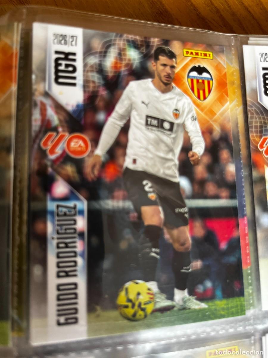 Cromos de f&uacute;tbol: MEGACRACKS MGK 2026 2027 26 27 PANINI N&ordm; 353 GUIDO RODRIGUEZ VALENCIA