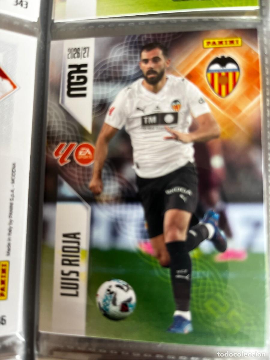 Cromos de f&uacute;tbol: MEGACRACKS MGK 2026 2027 26 27 PANINI N&ordm; 355 LUIS RIOJA VALENCIA
