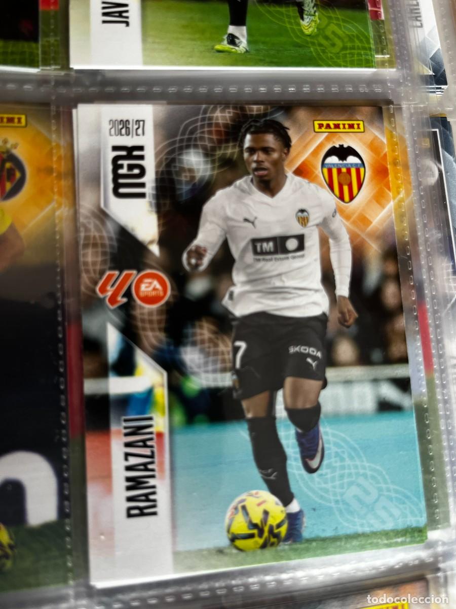 Cromos de f&uacute;tbol: MEGACRACKS MGK 2026 2027 26 27 PANINI N&ordm; 357 RAMAZANI VALENCIA