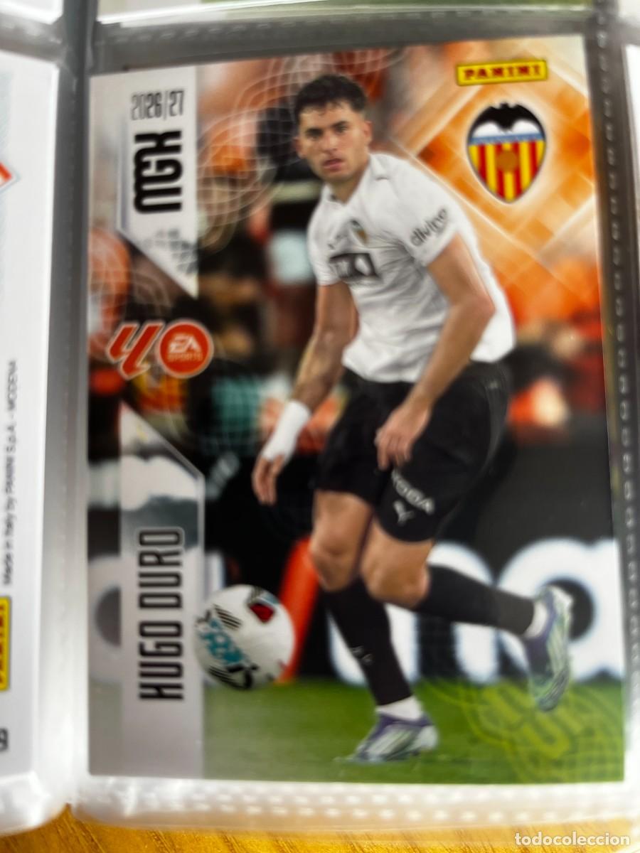 Cromos de f&uacute;tbol: MEGACRACKS MGK 2026 2027 26 27 PANINI N&ordm; 358 HUGO DURO VALENCIA