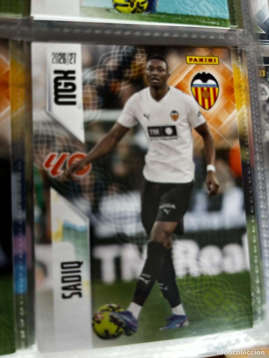 Cromos de f&uacute;tbol: MEGACRACKS MGK 2026 2027 26 27 PANINI N&ordm; 360 SADIQ VALENCIA