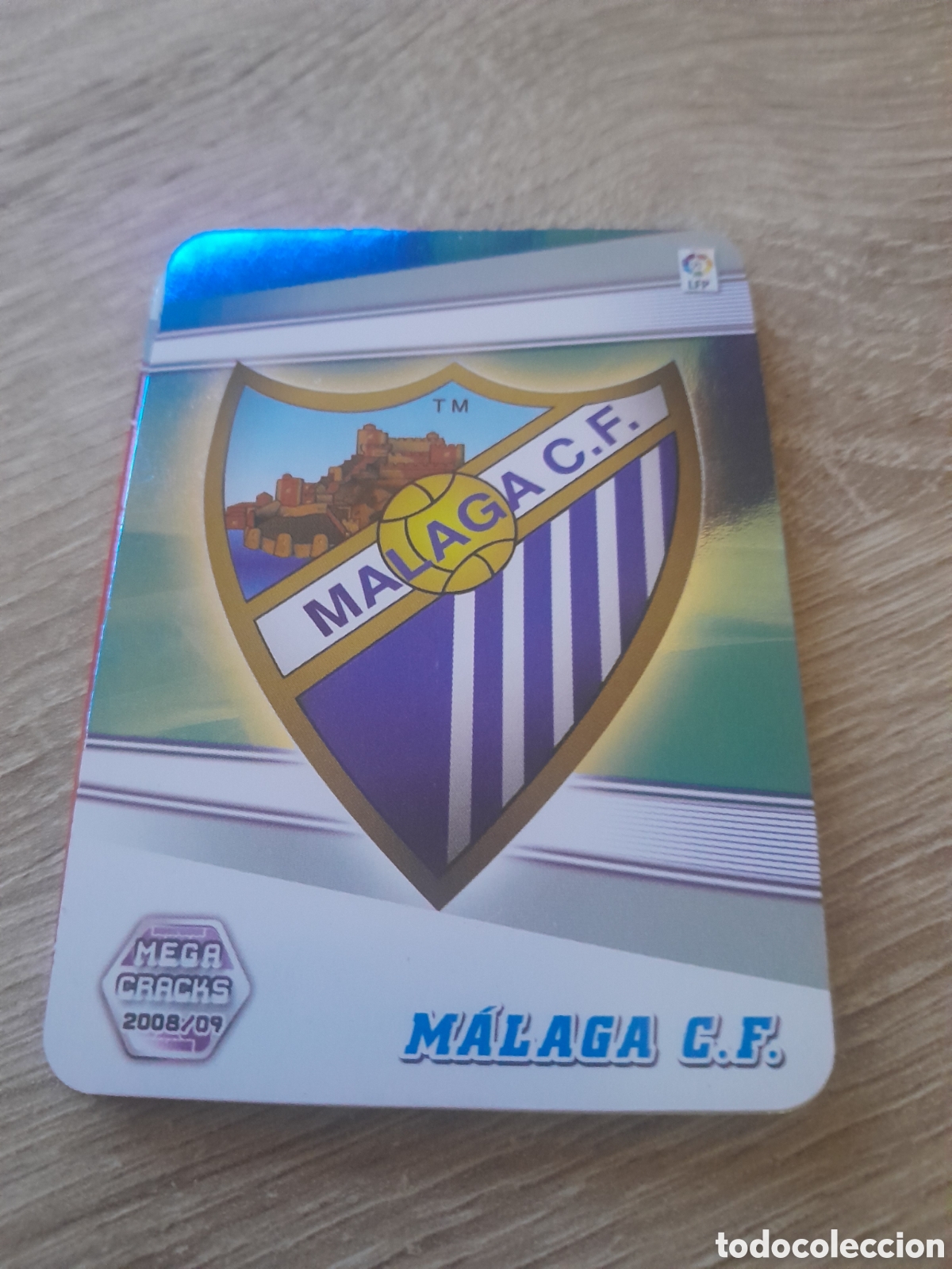 Cromos de f&uacute;tbol: escudo malaga n&ordm; 163 megacracks 2008 2009 08 09 liga mgk