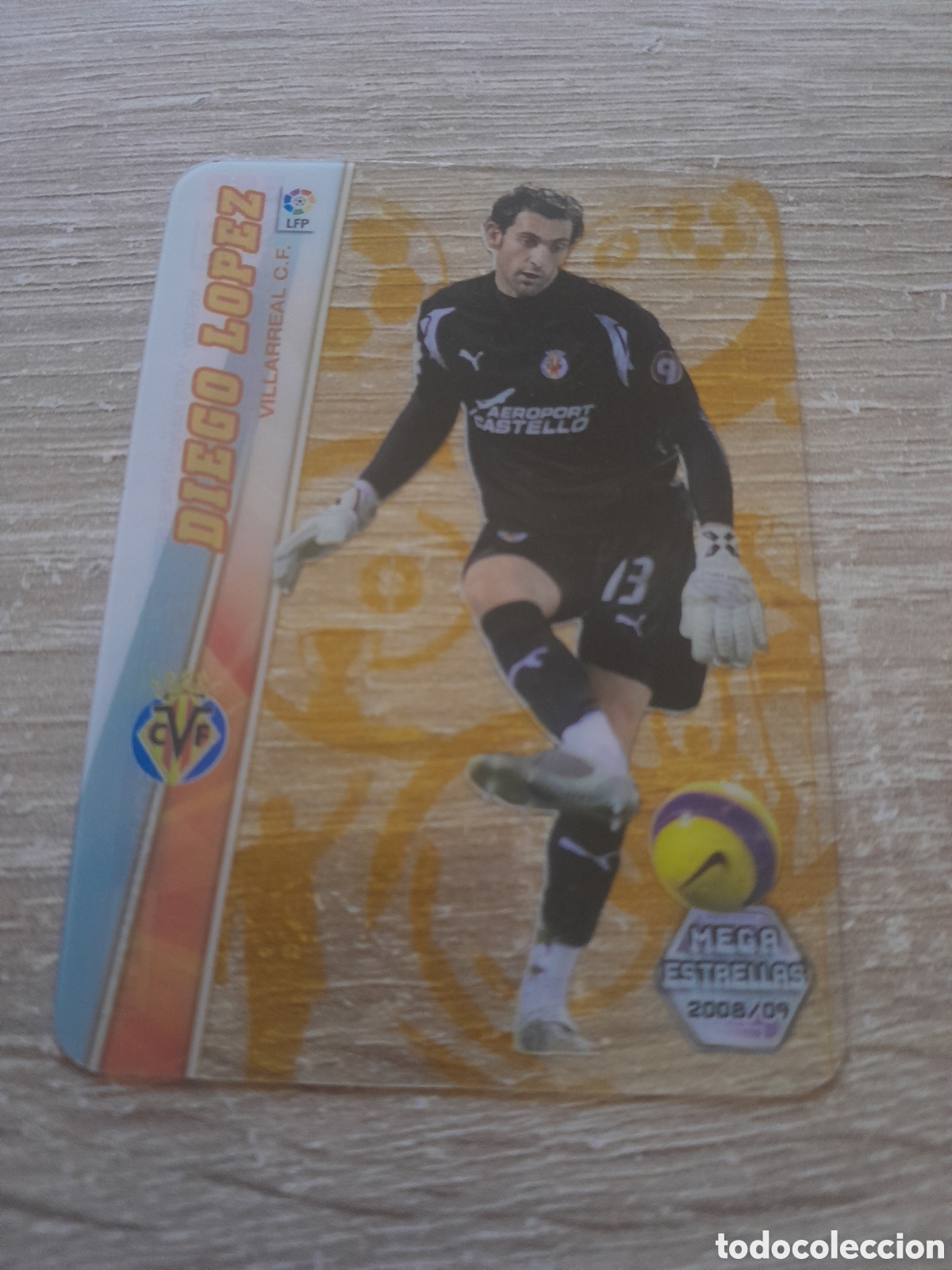 Cromos de f&uacute;tbol: ultracards n&ordm; 362 diego lopez villareal megacracks 2008 2009 08 09 liga mgk