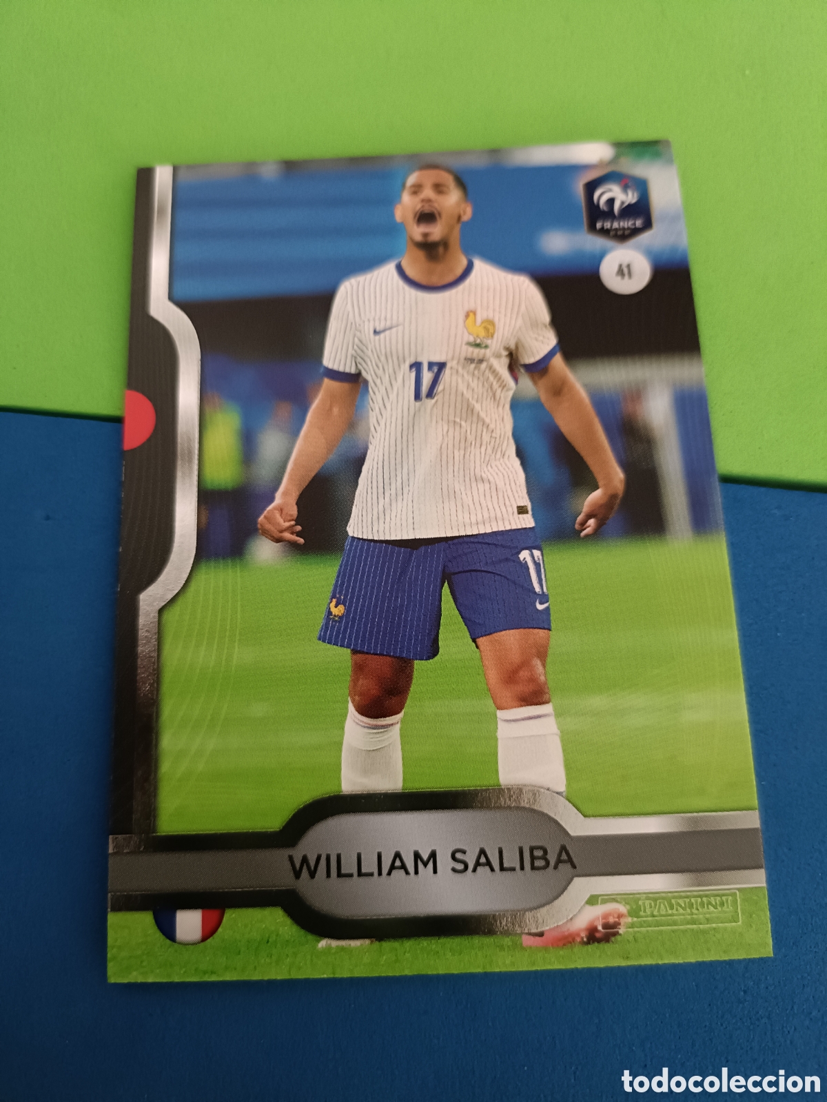 Cromos de Futebol: PANINI FFF BLEU COLLECTIF 2025 - 41 Saliba