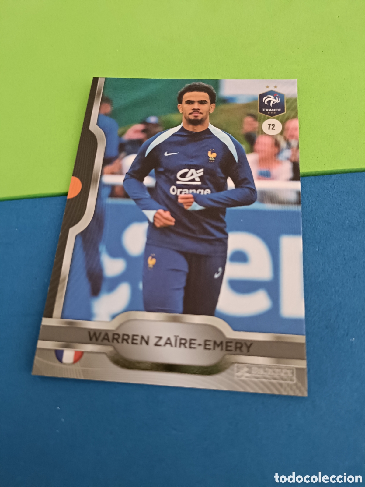 Cromos de f&uacute;tbol: PANINI FFF BLEU COLLECTIF 2025 - 72 Zaire-Emery