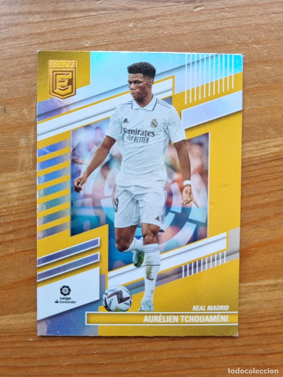 Cromos de f&uacute;tbol: 142 TCHOUAM&Eacute;NI (Real Madrid CF). Panini Donruss Elite 2022 2023 22 23