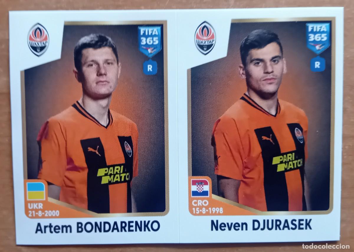 Cromos de f&uacute;tbol: Figurina Panini 2022-23 Cromo Fifa 365 2023 Bondarenko Djurasek Shakthar Donetsk n 413