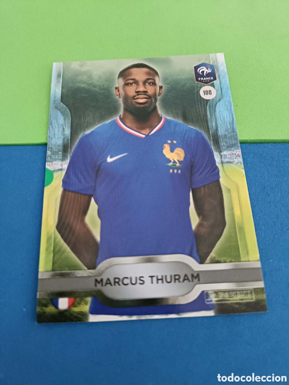 Cromos de f&uacute;tbol: PANINI FFF BLEU COLLECTIF 2025 - 100 Thuram